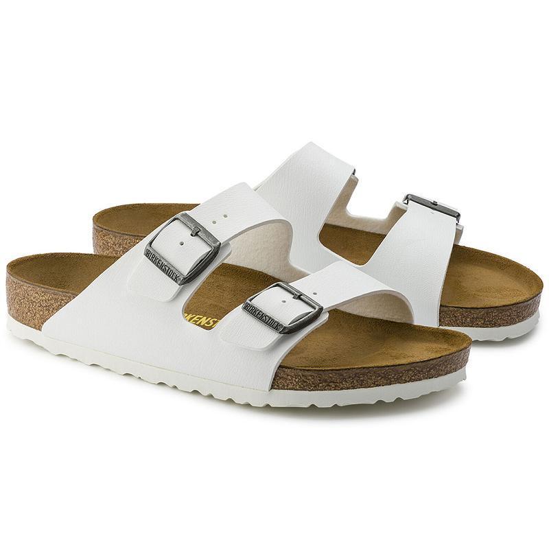 Arizona Birkenstock Birko Flor Panske Biele | SK 315PJJ